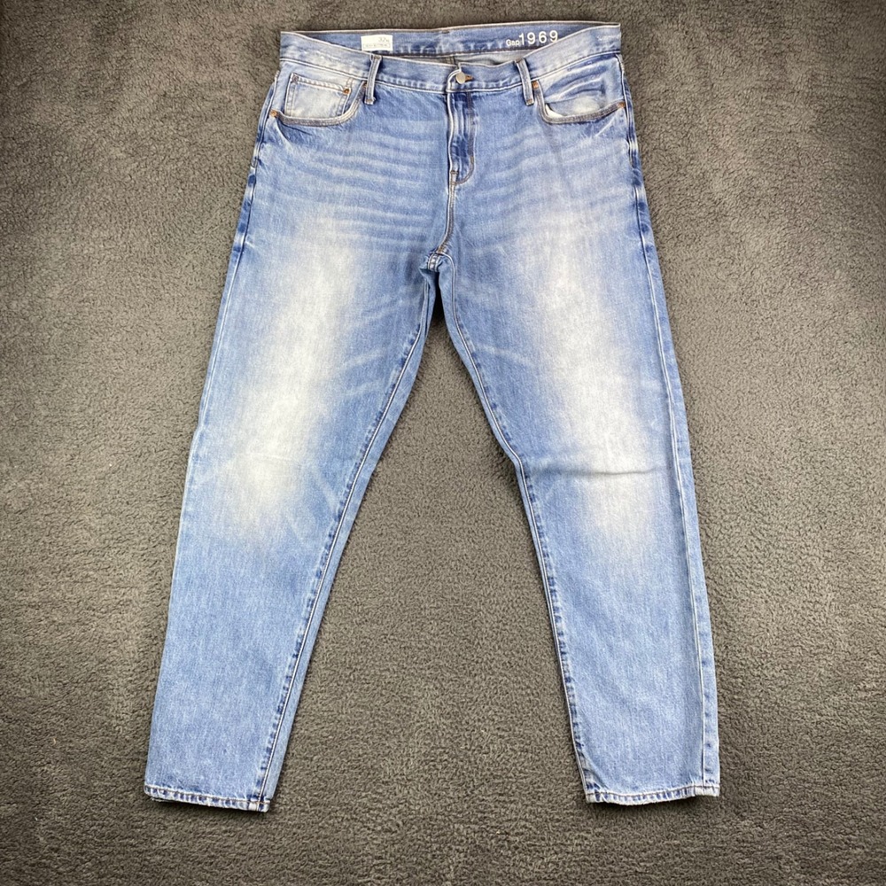 Gap 1969 Sexy Boyfriend Jeans Women's Size‎ 32 Light Wash Cotton Denim